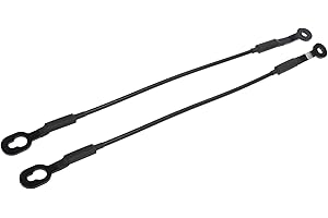 ACROPIX Tailgate Support Cables Fit for Chevy S10 - Pack of 2 Black