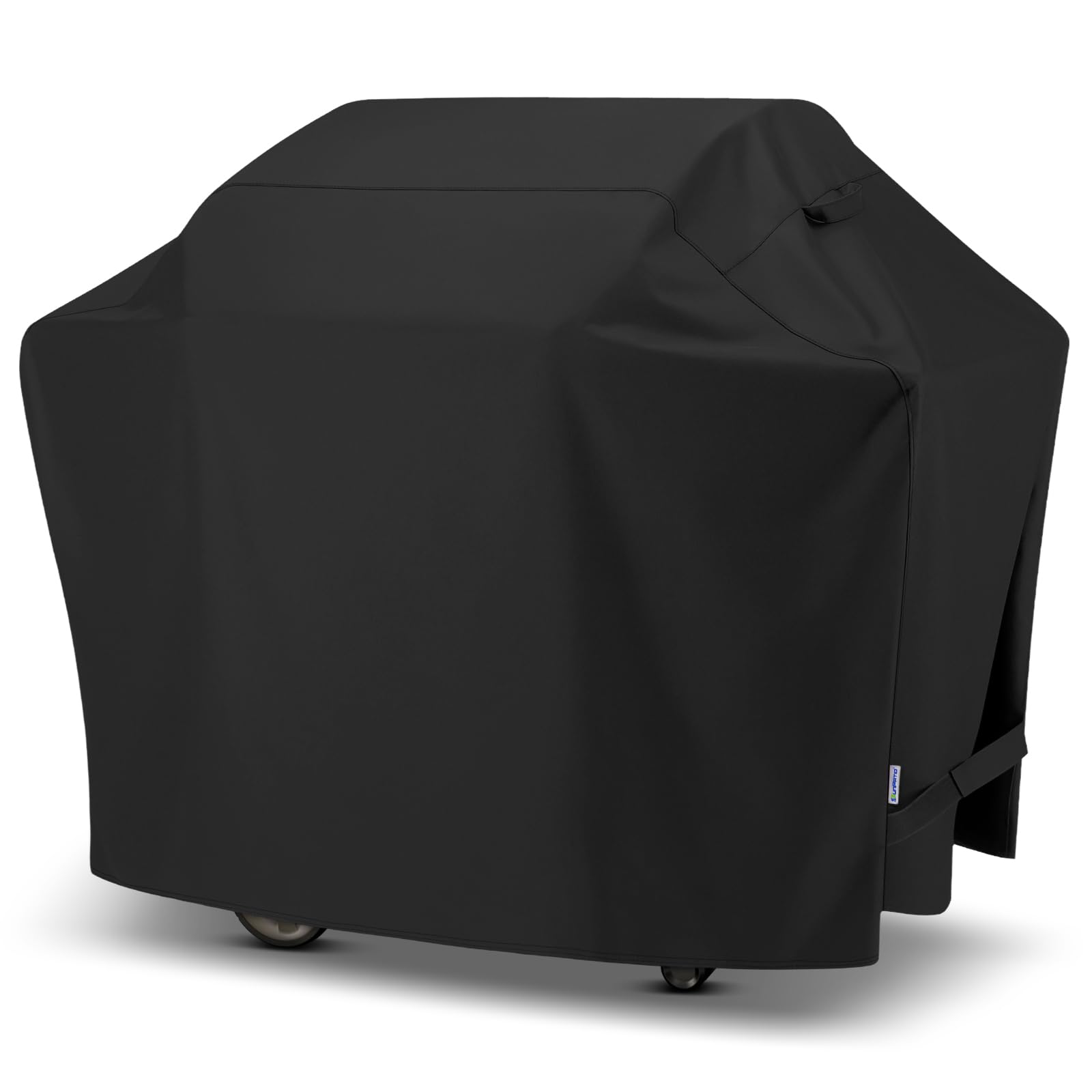 Photo 1 of SunPatio BBQ Grill Cover 70 Inch, Outdoor Heavy Duty Waterproof Barbecue Gas Grill Cover, Fade Resistant, All Weather Protection Compatible for Weber Charbroil Kenmore Brinkmann and More, Black