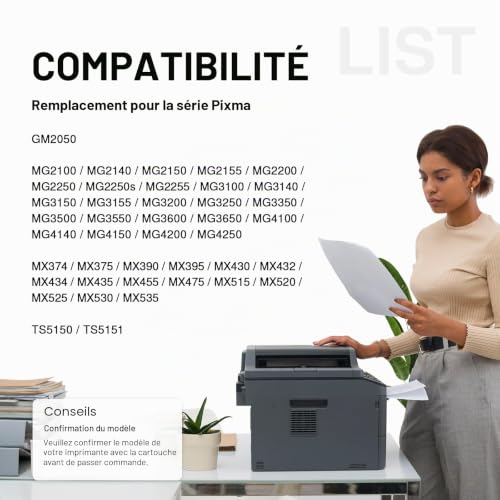 Economink 540 541 XL Ink Cartridges, 540 and 541 Ink Cartridges Remanufactured for Canon 540 541, for Pixma MG3650 MX475 MG3550 MG4250 MG3600 MG3200 MG3150 MXx395 TS5151 MX533 5 (2-3) Pack)