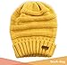 Brook + Bay Slouchy Beanie - Women's Winter Hats, Beanie Slouch Hats for Cold Weather, Oversized Beanie Knitted Hats for Women & Men Mustard