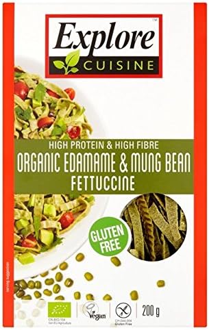 Explore Asian Organic Endamame & Mung Bean Fettucinne 200g (Pack of 12)