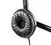 Jabra BIZ1900 Duo Stereo Corded Headset with GN1200 Quick Disconnect Coiled Smartcord