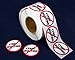 No Cyber Bullying Stickers (1 roll)