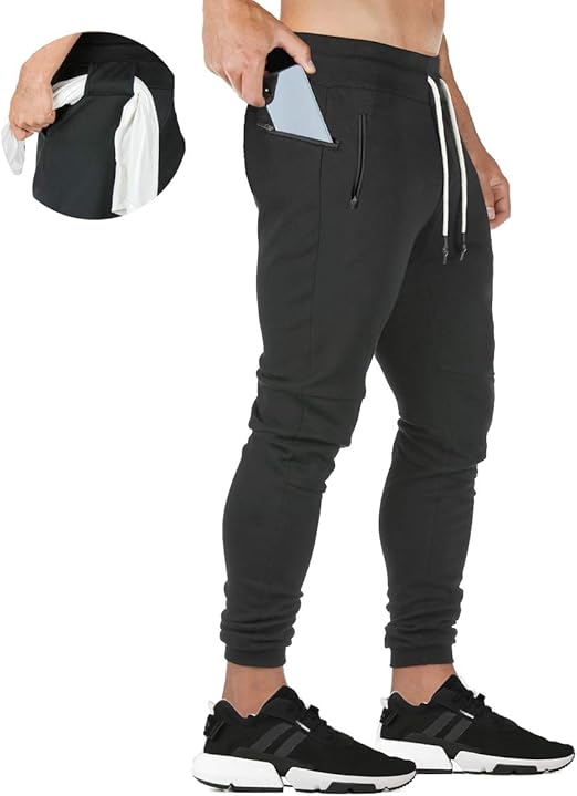 mens tapered walking trousers