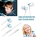 Wired Earbuds Microphone Mic Earphones Volume Control Kids Children In Ear Headphones Corded Noise Cancelling Headsets Remote Sweatproof For School Boys Girls Iphone Android Samsung IOS(BLUE)