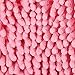 3C4G Microfiber Chenille Shag Locker Carpet, Pink
