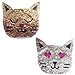 Toonol Cat Reversible Color Changing Sequins Sewing on Patches Clothes DIY Applique Clothing Jeans Craft