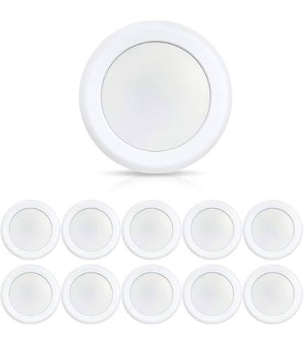 Amazon.com: PARMIDA (12 Pack) 5/6 Inch Dimmable LED Disk