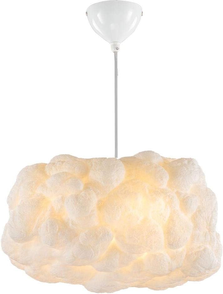 Pendant lamp Creative Silk Clouds E27 LED Hanging lamp Modern White Cotton Ceiling lamp Bed Room Chandelier Cafes Restaurants Living Room Energy Saving Lamp Children's Room Kitchen lamp Ø50CM