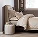 Amazon Brand – Pinzon Paris Printed Duvet Set - Full/Queen, Eggshell