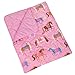 Wildkin 4 Piece Toddler Bed-in-A-Bag, 100% Microfiber Bedding Set, Includes Comforter, Flat Sheet, Fitted Sheet, and Pillowcase, Coordinates with Other Room Décor, Olive Kids Design – Horses