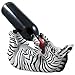 Drinking Zebra Wine Bottle Holder in African Jungle Safari Animal Wine Stands, Decorative Tabletop Wine Racks and Wine Gifts