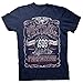 50th Birthday Shirt for Men - Vintage 1974 Aged to Perfection - Navy-003-Lg