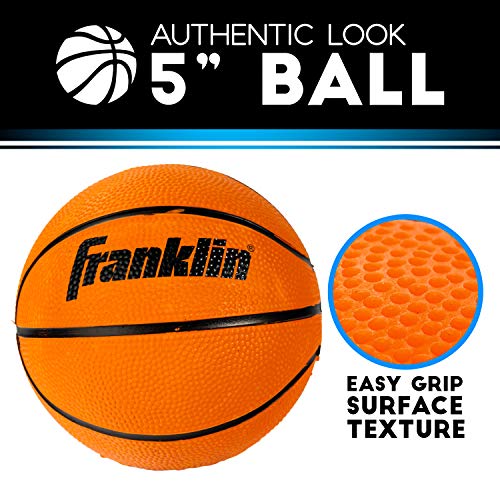 Franklin Sports Soft Indoor Mini Foam Basketballs 3 Pack Slam Dunk Approved Indoor Game