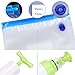 Sous Vide Bags Kit for Anova Cookers-20 Reusable BPA Free Food Vacuum Sealed Bags,1 Hand Pump, 2 Bag Sealing Clips and 4 Sous Vide Clips, Easy to Use, Practical for Food Storage & Cooking