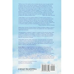 Making Better Decisions: Decision Theory in Practice