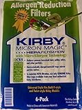Kirby Vacuum Cleaner Disposable Cloth Paper Bags White Hepa Bags 6 Pack Universal Style Fits ALL Kirby Models