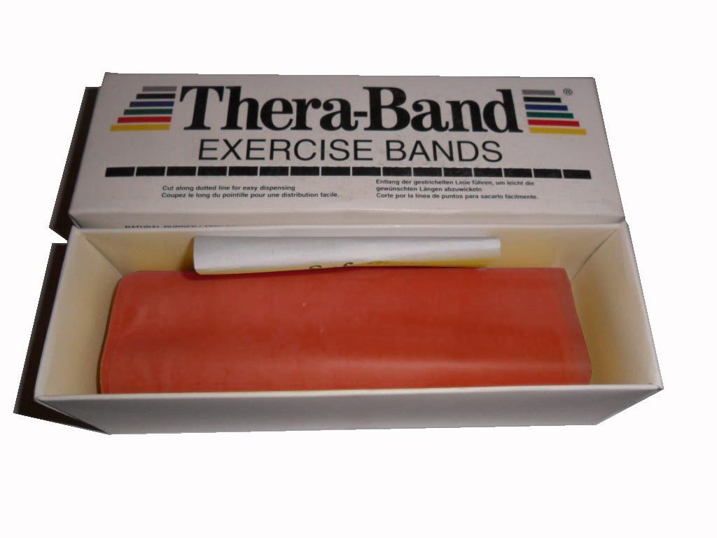 NRS Healthcare Thera-Band Exercise Band, Mediu m Resistance - 5.48 m (6 Yards) Length