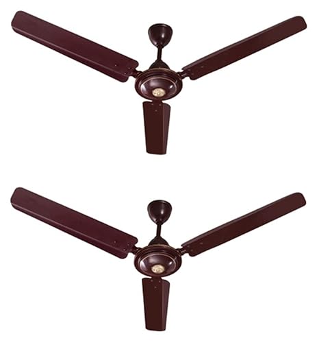 Blue Sapphire Grind 48 Inch Ceiling Fan Brown Pack Of 2 Amazon