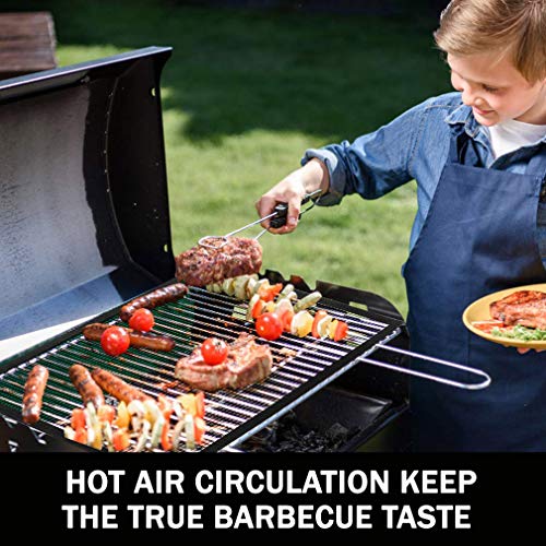 Sunrich BBQ Grill Mesh Mat Barbecue Cooking Mat Non-Stick Set(2) for Outdoor Grilling Teflon Grill Mesh Sheet Liner Heavy Duty Easy to Clean for Smoker,Gas,Charcoal,Electric Grill,Oven