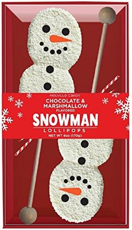 Melville Snowman Marshmallow Lollipops