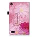 Famavala Folio Standable Case Cover For 7-Inch Fire 7 Tablet [7th Generation , 2017 Release] / [5th Generation , 2015 Release] (LoveFlower)