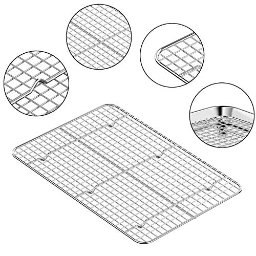 Cooling Rack & Baking Racks, HKJ Chef Stainless Steel Large Wire Rack