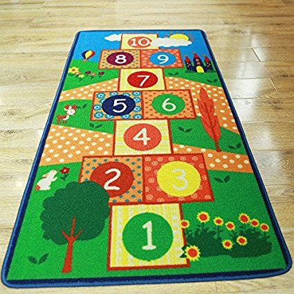 Grenss Campana Kids Rug Camera Da Letto Blue Boy Bambini