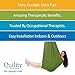 Quility Indoor Therapy Swing for Kids with Special Needs | Lycra Snuggle Swing | Cuddle Hammock for Children with Autism, ADHD, Aspergers | Ideal for Sensory Integration (Up to 77lbs, Green)