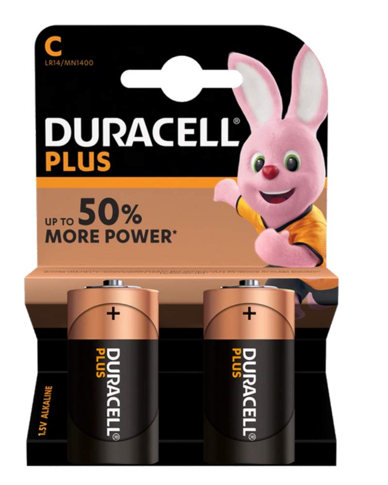 Duracell Plus MN1400 - Battery 2 x C type Alkaline