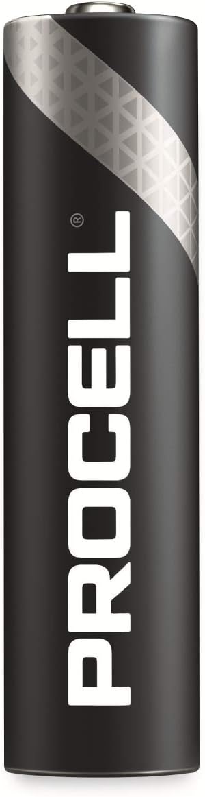 Duracell LR03 Procell AAA Battery 10 Pack, Black, 1.5 cm*10.5 cm*5.0 cm, 10 Count (Pack of 1)