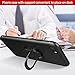OMAZRA iPhone 7 Case / iPhone 8 Case with 360 Rotating Ring Grip Holder,Multi-function Cover with Rotating Ring Holder Stand for Magnetic Car Mount Holder,Soft TPU Case for Apple iPhone 8 / iPhone 7