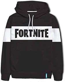 Fortnite Hoodie, Blanco/Negro