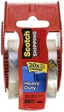 Scotch Heavy Duty Shipping Packaging Tape, 1.88 Inch x 800 Inch, Clear