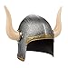 Juvale Kids Novelty Plastic Viking Horned Hat Helmet - Fun Party Outfit Costume Vikings Hat with Faux Gold Trim - Fits Most Children - 7.25 x 5.8 x 6.75 inches
