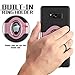 eSamcore Compatible for S 8 Plus Phone case Ring Holder Kickstand Cases Magnetic Phone Car Mount [Rose Gold]