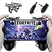Fortnite PUBG Mobile Controller - Cinsey Game Controller, Cellphone Game Trigger, Ergonomic Design Handle Holder Handgrip Stand for 5.3-6.5inch Android IOS Phones for Battle Royale/Fortnite/PUBG