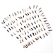 Kingzer 100pcs N Scale Painted Model Train Park Street Passenger People (1:150)