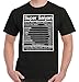Brisco Brands Super Saiyan Nutrition Label Funny Dragon Ball Z T-Shirt Tee, Black, X-Large