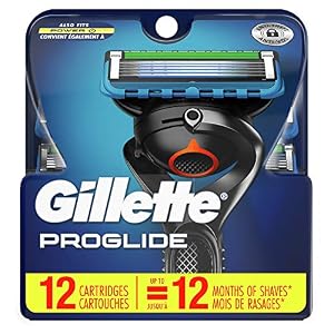 Gillette ProGlide Mens Razor Blade Refills, 12 Count