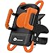 TaoTronics Bike Phone Mount, Bicycle Holder, Universal Cradle Clamp -Fits iPhone 5 / 6 / 6S / 7 / 7 Plus, Galaxy, Pixel / Pixel XL, and More Smartphones - Orange