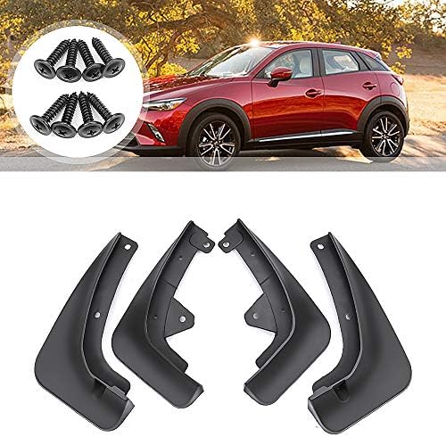 Hcdswsn マッドガード マツダcx 3 世界の人気ブランド Cx3 15 17 18 19車のマッドフラップフロントリアマッドガードマッドフラップフェンダースプラッシュガード 16