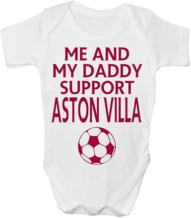 aston villa baby grow