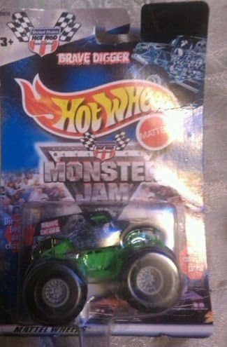 2000 Hot Wheels Monster Jam Grave Digger 1 64 Monster Truck 28070 Short Card Hot Wheels Monster Jam Hot Wheels Monster Trucks