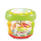 Lightahead Kids Drum Set With Music and Lights Electronic Touch Flash Lights Drum Dynamic Lamplight Toy For Kids and Toddlers GREEN