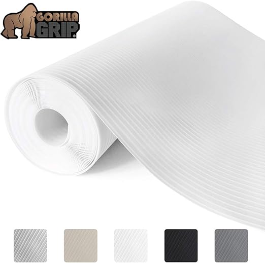 Amazon Com Gorilla Grip Ribbed Top Drawer And Shelf Liner Non