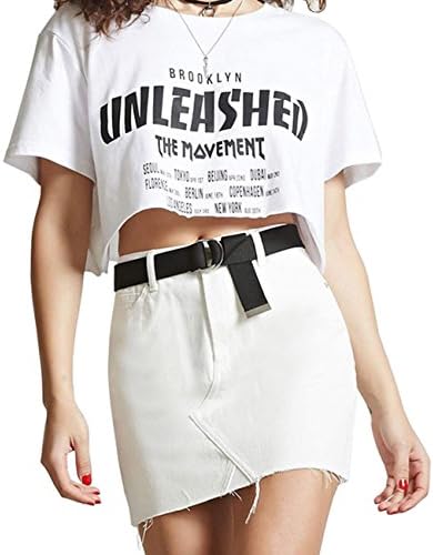 Obazidou Women's Casual Short Denim Skirt