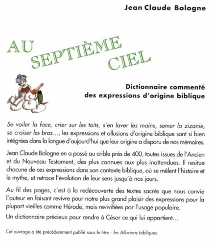 Amazoncom Au Septième Ciel Dictionnaire Commenté Des - 