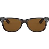 Ray-Ban RB2132 New Wayfarer Polarized Square Sunglasses