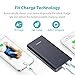 ROMOSS 10000mAh Slim Portable Charger, 2-Port Power Bank Compatible for Samsung Galaxy A5/A3/J5, S9/S8/S7, iPhone X/8/7/6 and More (Dark Blue)
